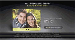 Desktop Screenshot of drjamesgallant.com